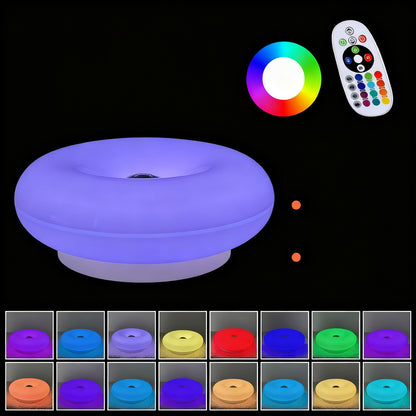 Donut-Tischleuchte mit Touchschalter