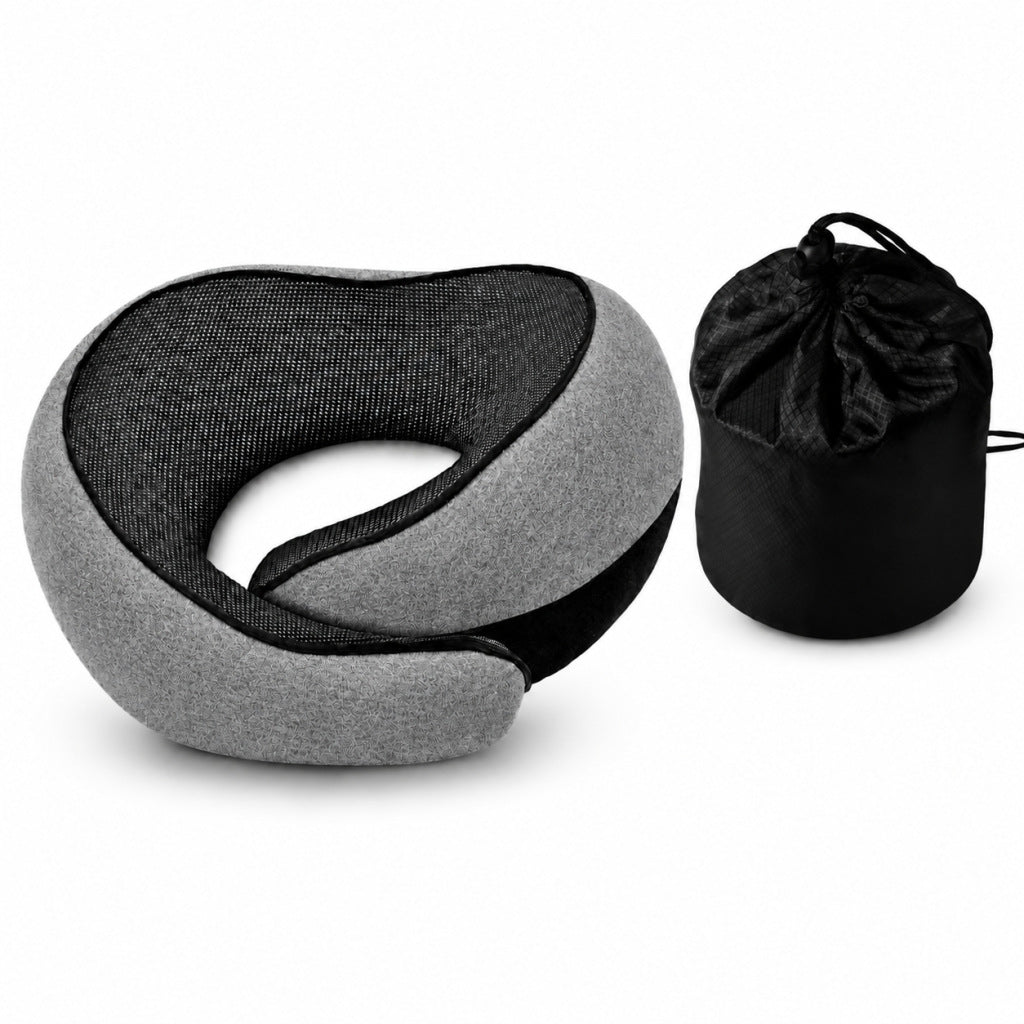 Nackenkissen aus Memory-Foam für Reisen