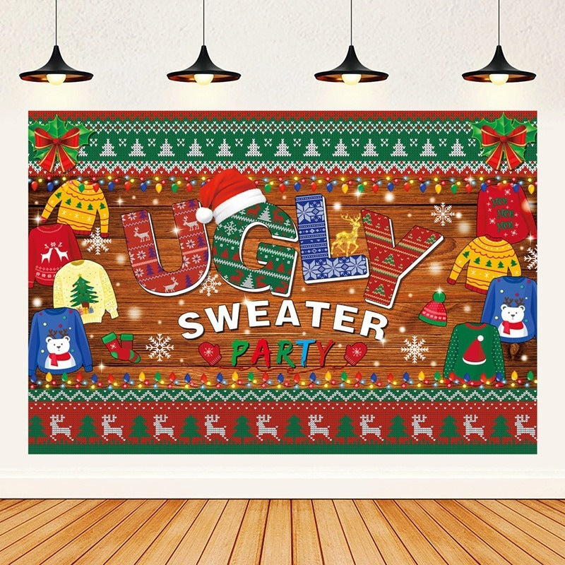 Merry Christmas Family Canvas - Humans & 2 Pets