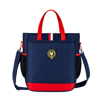 Schultertasche mit Tragegriff, wasserfest