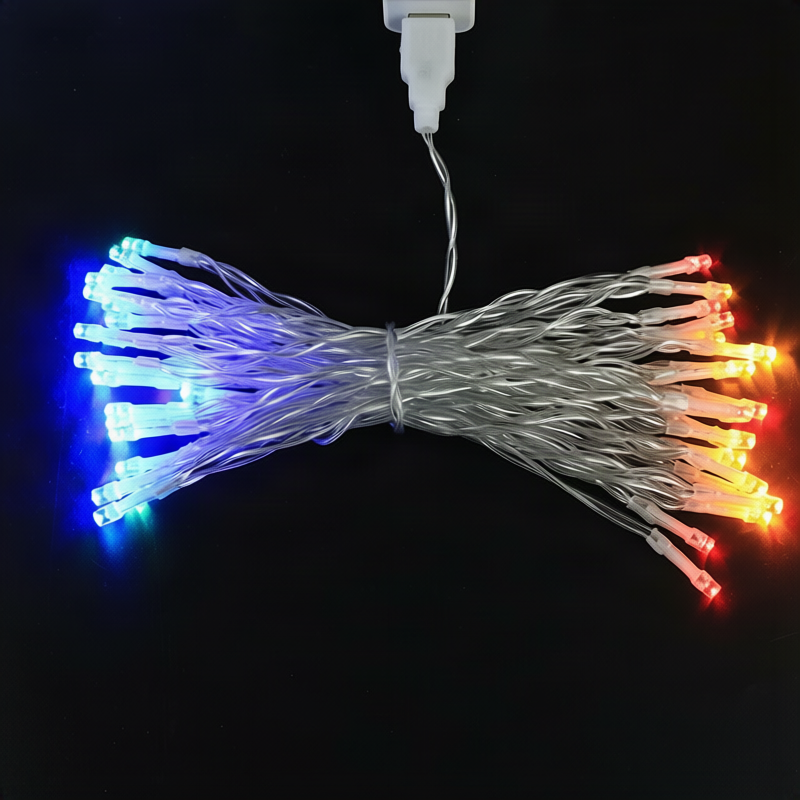 LED-Lichterkette mit Knopfzellenbatterie, 1–3 m