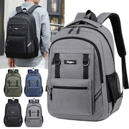 Rucksack groß aus Oxford-Stoff – 20–35 L, Fach für 16-Zoll-Laptop, mehrere Fächer, für Schule, Arbeit & Reisen