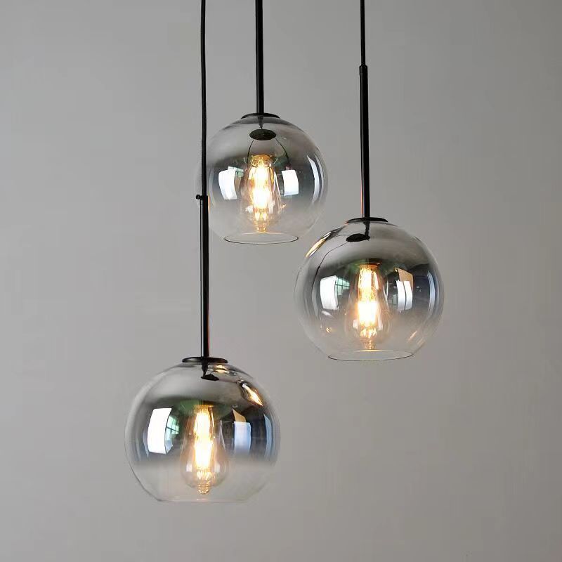 LED-Pendelleuchte im Industriestil, höhenverstellbar