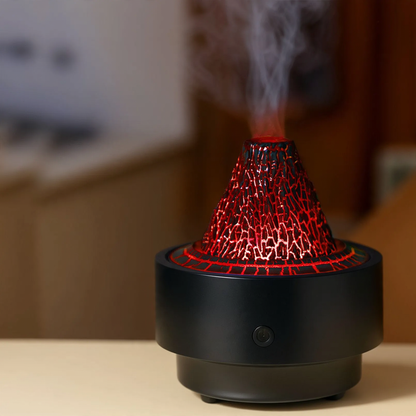 Vulkan-Aromadiffuser mit Flammeneffekt, 0,5 l