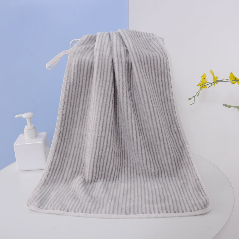 Badetuch und Handtuch aus Korallenfleece