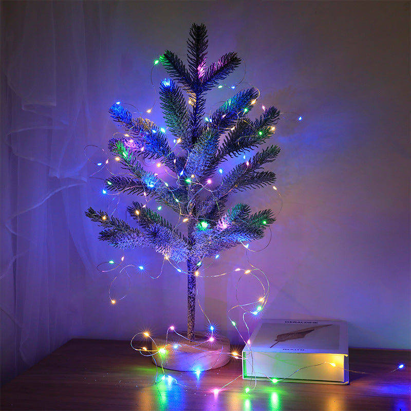 LED-Lichterkette, 10 m, 100 Lichter, USB/Batterie