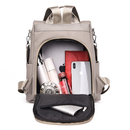 Nylon-Rucksack für Damen, kompakt, Freizeit