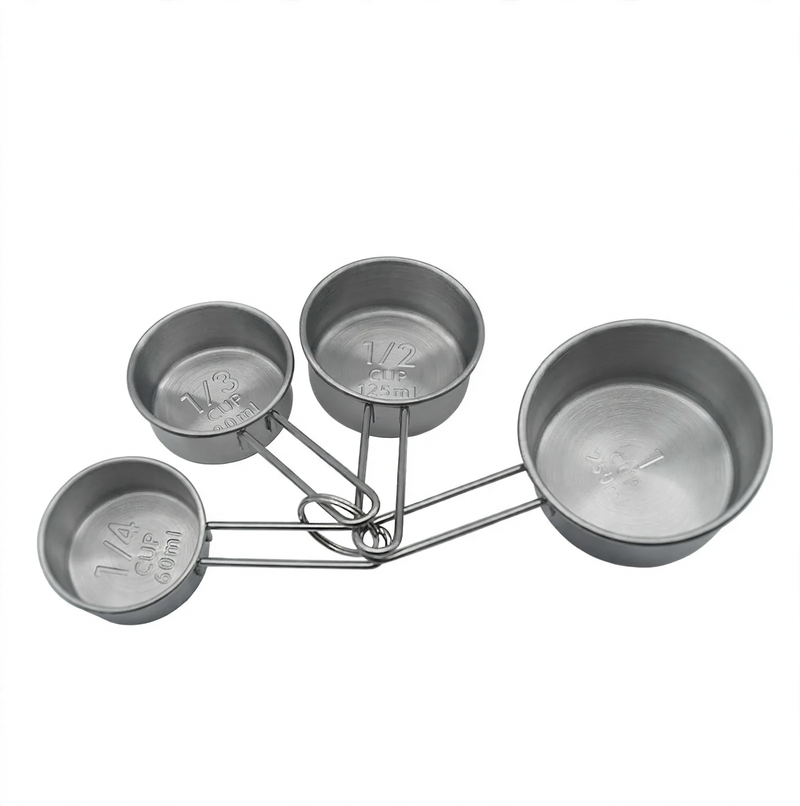 Edelstahl-Messlöffel-Set, 4-teilig