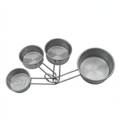 Edelstahl-Messlöffel-Set, 4-teilig