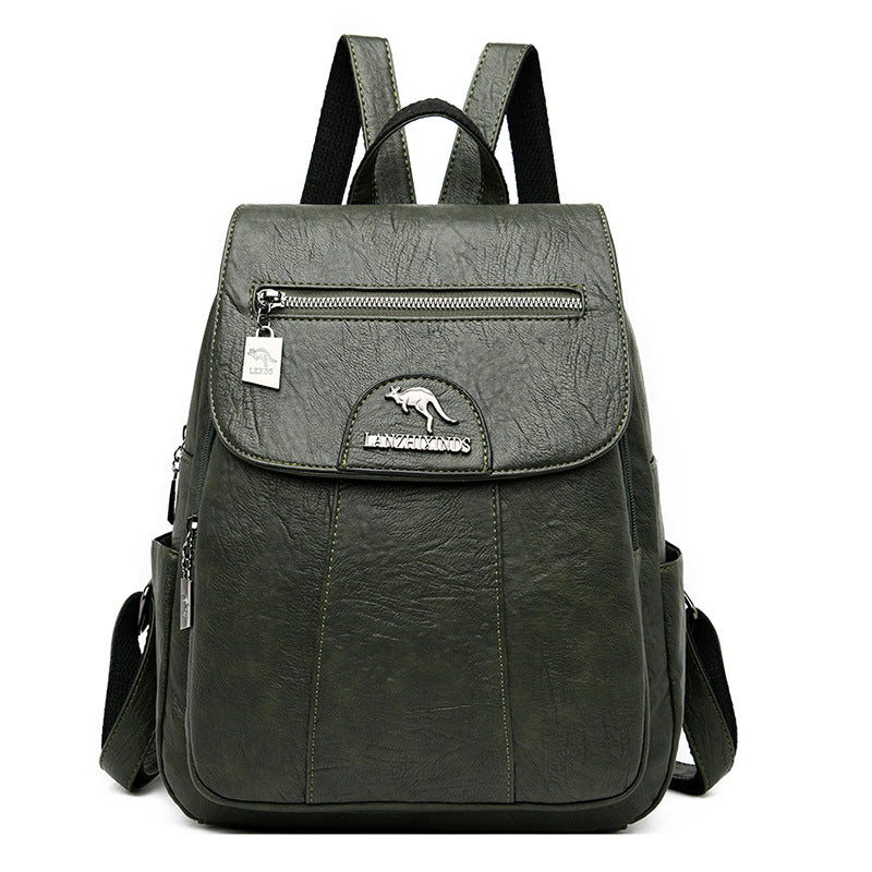 Damen-Rucksack, PU-Leder, Vintage-Stil