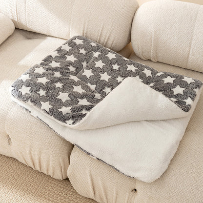 Flauschige Haustiermatte aus Fleece