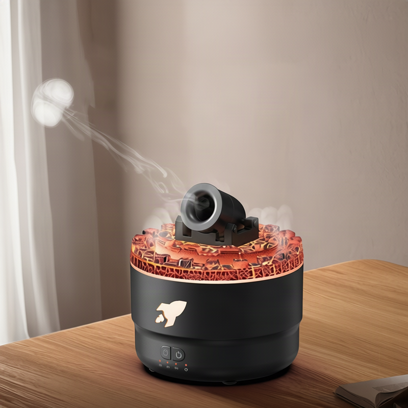 Großer Vulkan-Luftbefeuchter mit Aromafunktion, Modell 176