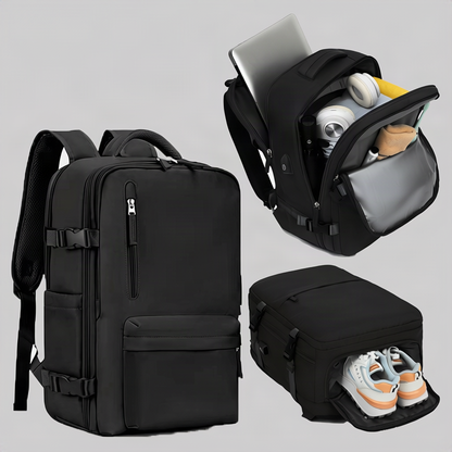 Wasserdichter Reiserucksack, 20–35 L, für Laptops