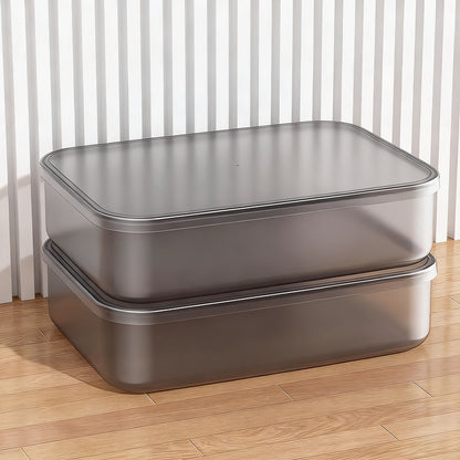 Transparente Aufbewahrungsbox aus Kunststoff
