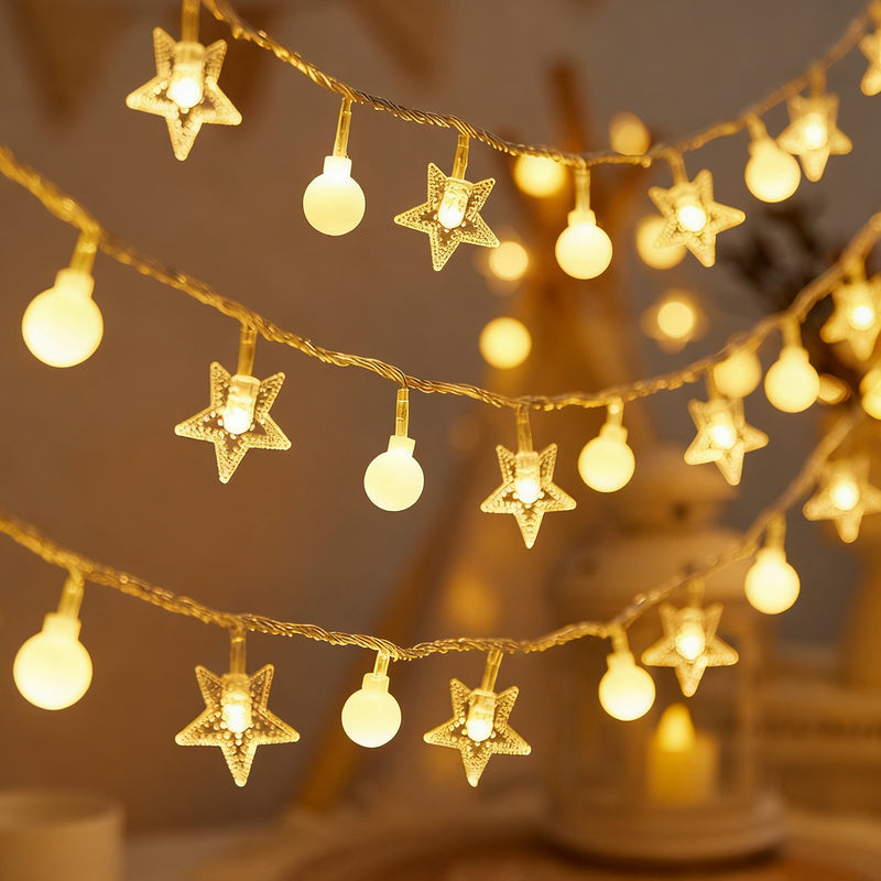 Solar-Lichterkette mit verschiedenen Motiven