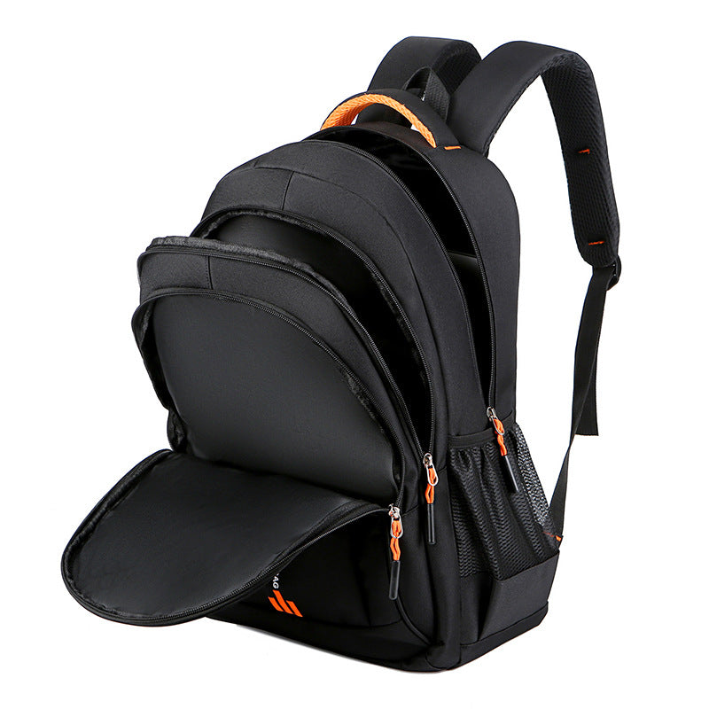 Großer Nylon-Rucksack, 36–55 L, wasserdicht und diebstahlsicher