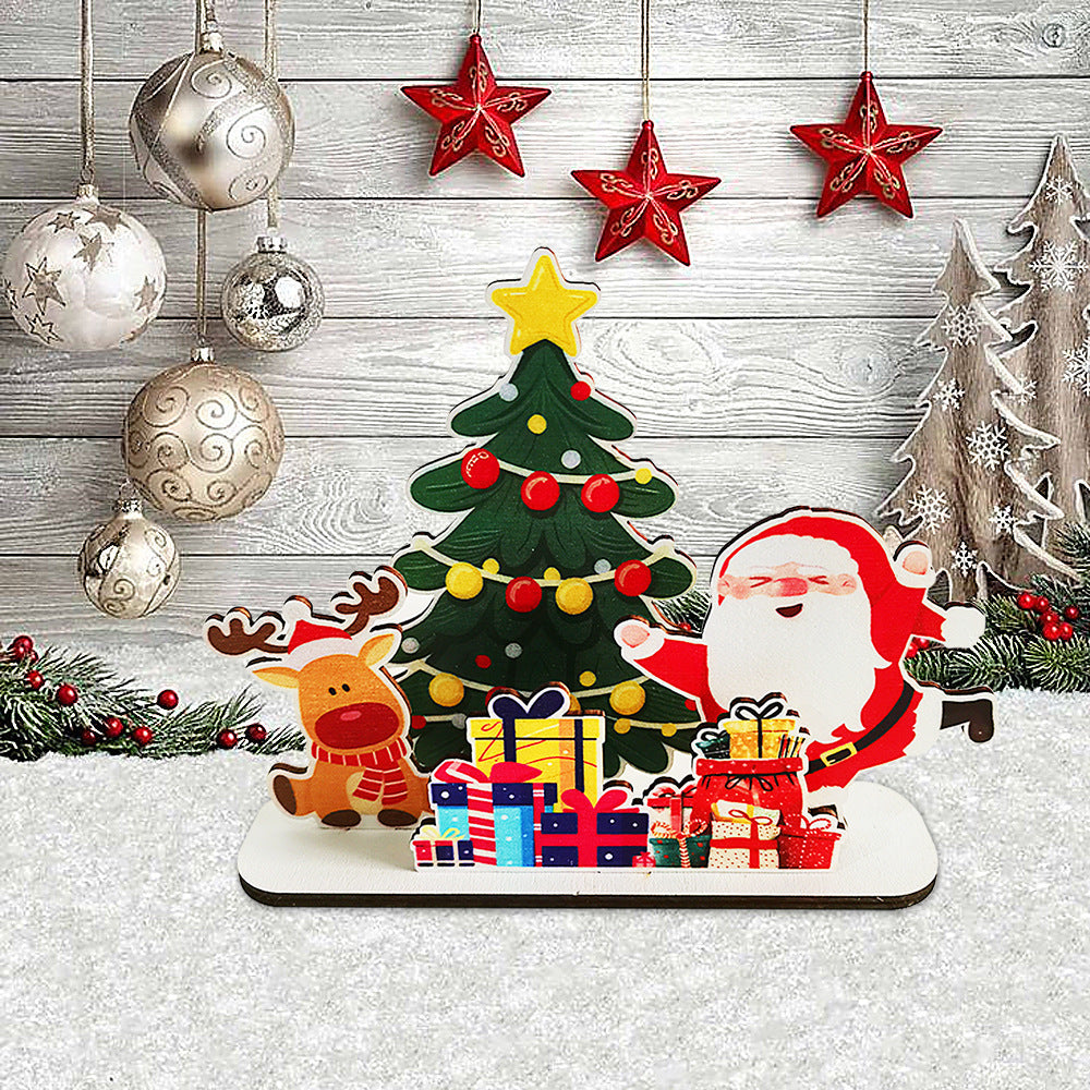 Holz-Weihnachtsfiguren zum Aufstellen