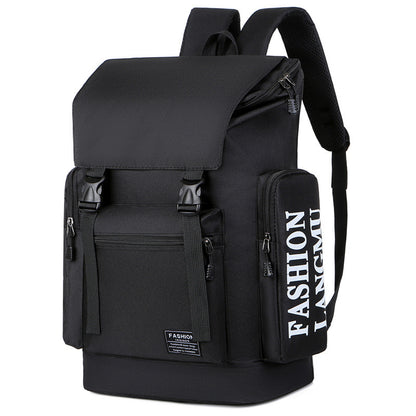 Herren-Rucksack aus Canvas, bis 16-Zoll-Laptop, atmungsaktiv