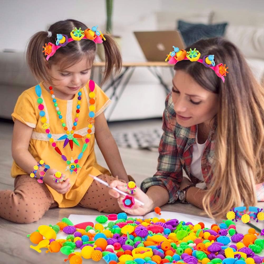 Pop Perlen für Kinder Schmuckherstellung | Brehn