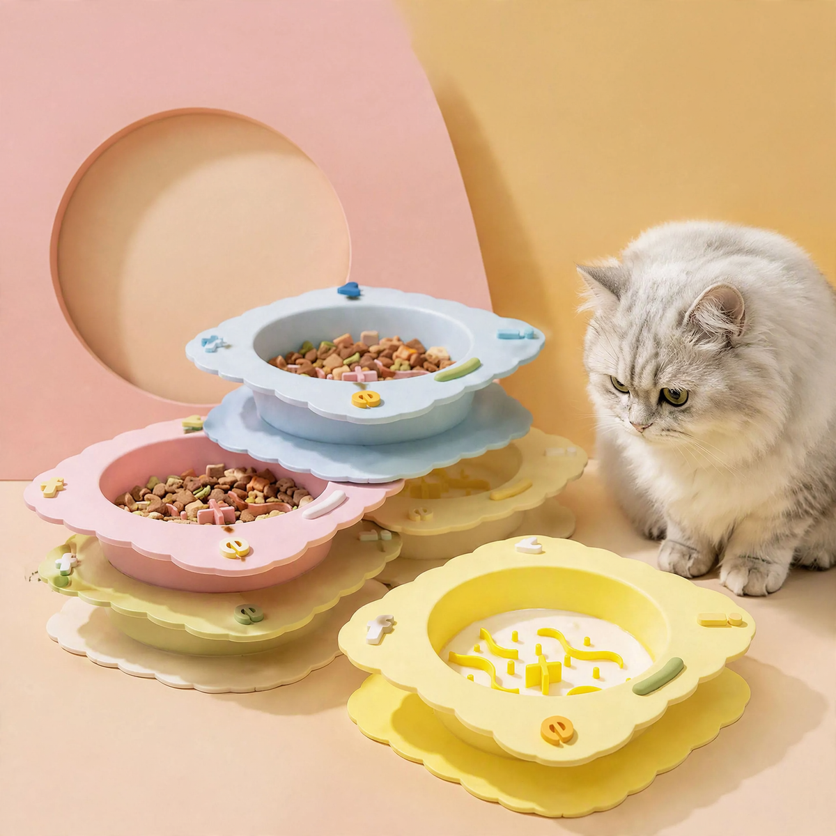 Silikon-Fütterungsmatte für Hunde und Katzen
