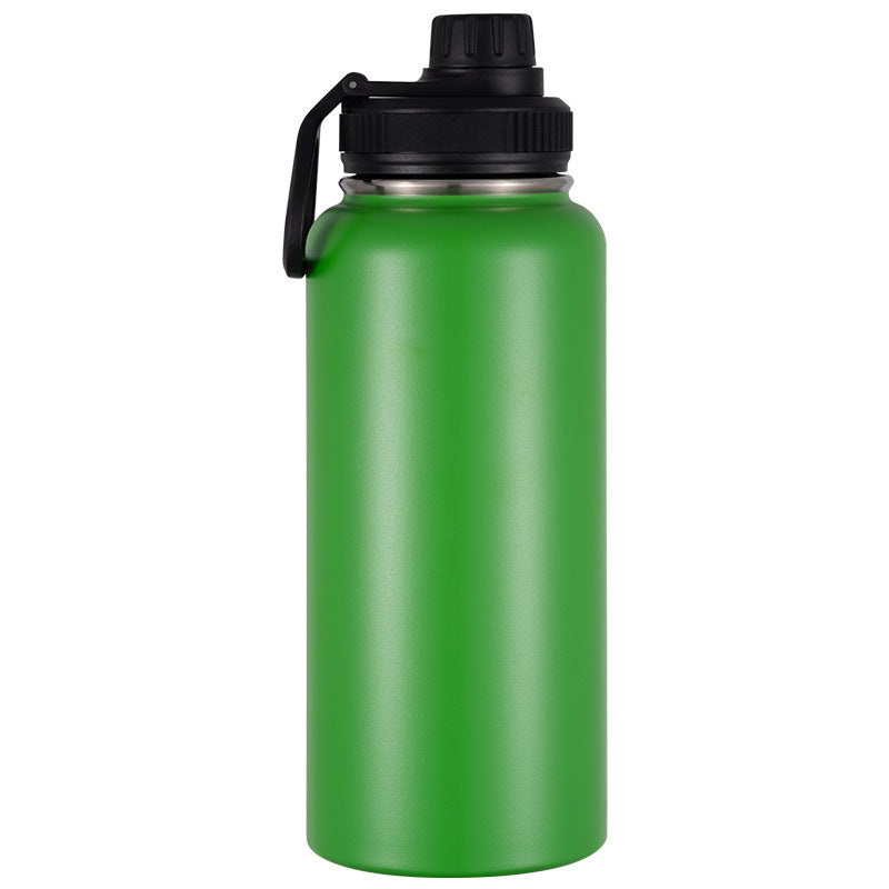 Isolierte Edelstahl-Trinkflasche mit Tragegriff
