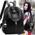 Rucksack aus Kunstleder, wasserfest
