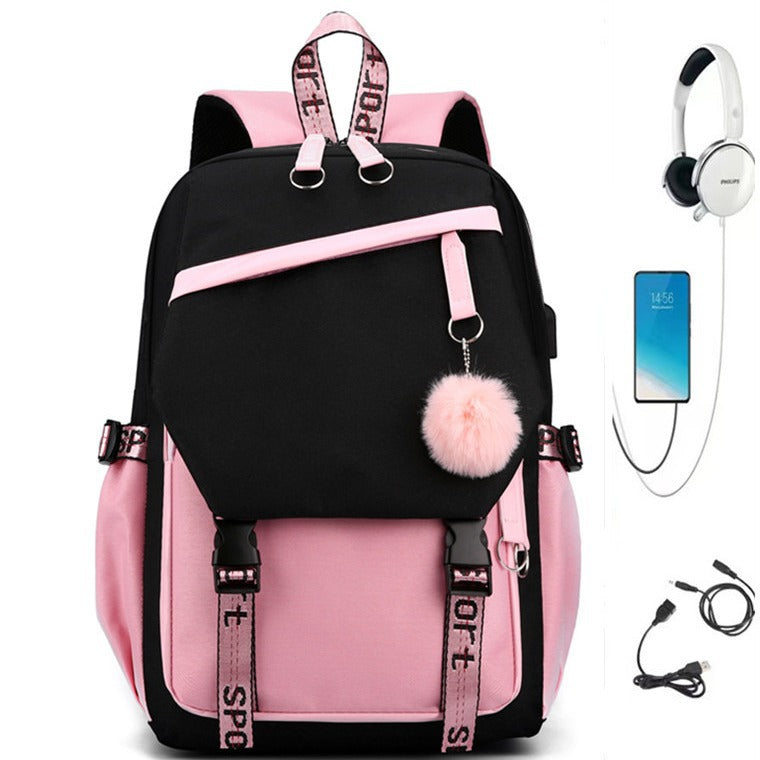 Schlichter Rucksack für Laptop, 14 Zoll, 20–35 L