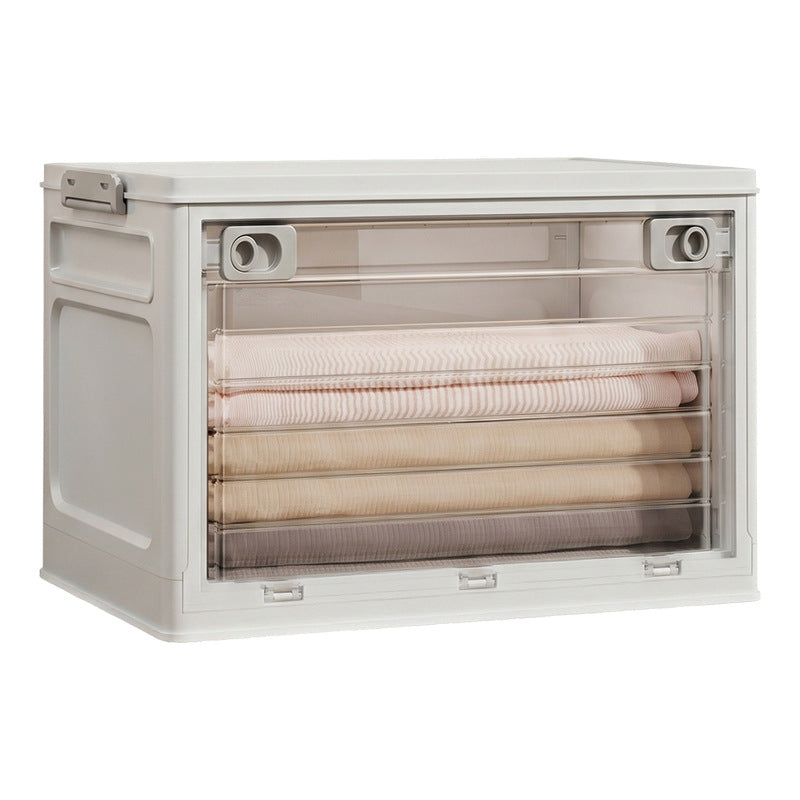 Transparente faltbare Aufbewahrungsbox mit Deckel