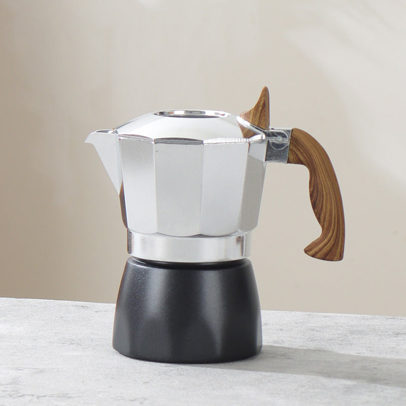 Espressokocher aus Edelstahl