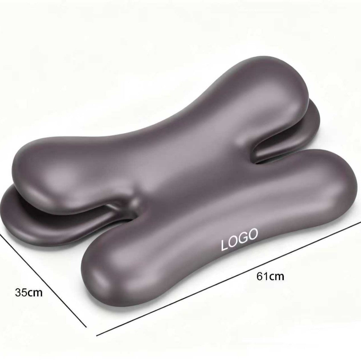 Seitenschläferkissen mit Memory-Foam, Knochenform