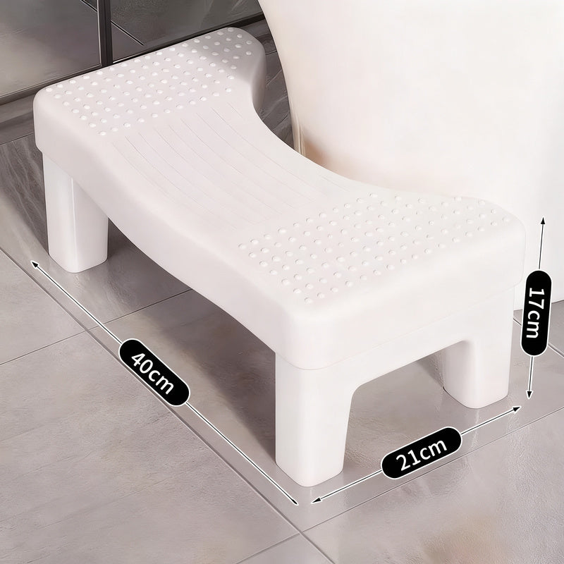 Toilettenhocker aus Kunststoff