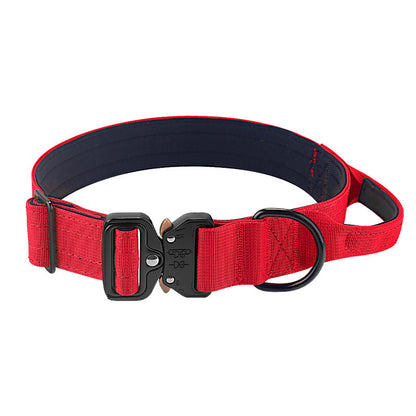 Hundehalsband aus Nylon mit Griff