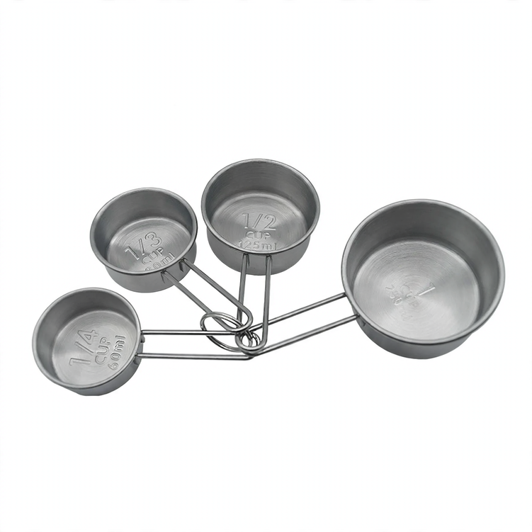 Edelstahl-Messlöffel-Set, 4-teilig