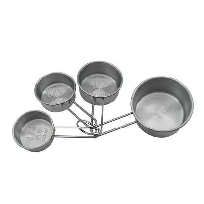 Edelstahl-Messlöffel-Set, 4-teilig