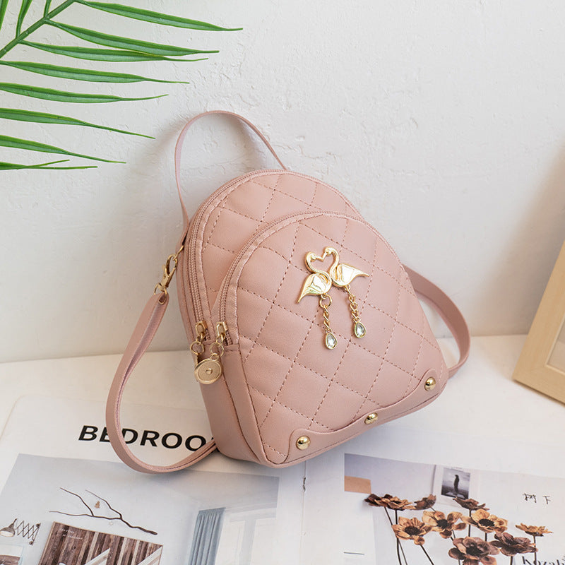 PU-Rucksack mit Stickerei
