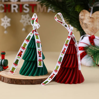 Weihnachtsbaum-Duftkerze aus Sojawachs