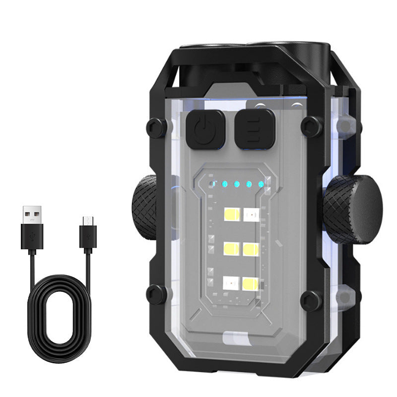 Tragbare USB-Taschenlampe mit Magnethalter