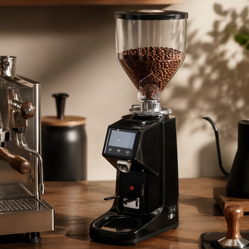 Elektrische Kaffeemühle mit Touchscreen, Modell NB-022