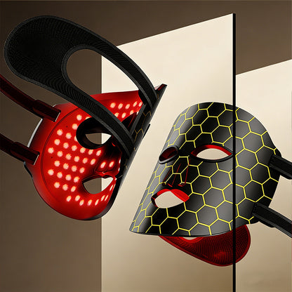 LED-Schönheitsmaske, 7 Farben, USB-Ladung