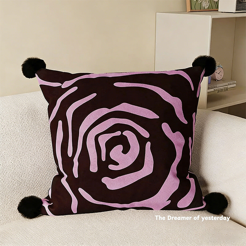 Kissen mit Zebra- und Leopardenmuster, Polyester, waschbar
