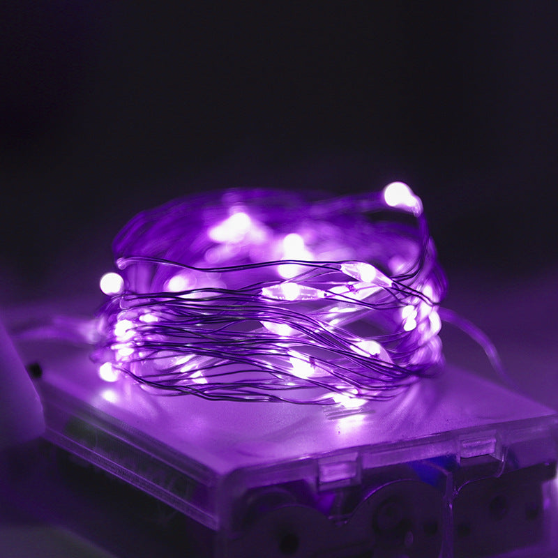 LED-Lichterkette, 10 m, 100 Lichter, USB/Batterie