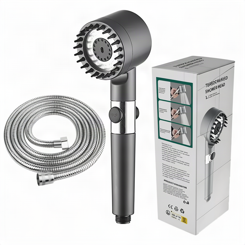 Duschkopf-Set mit Massagefunktion und Halterung