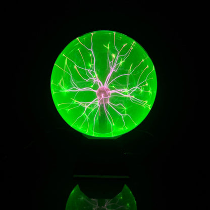 Plasma-Kugel-Leuchte, 30 cm, grünes Licht