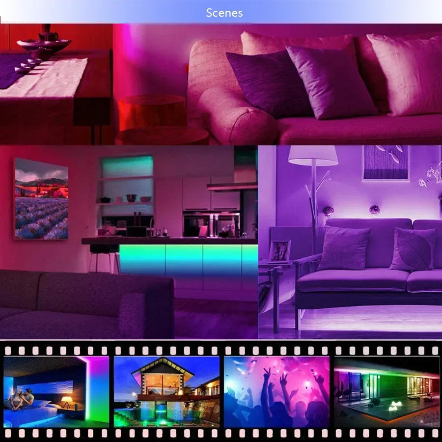 USB LED STRIPE MIT FARBWECHSEL - RGB LICHT FÜR RAUMDEKORATION & TV-HINTERGRUNDBELEUCHTUNG | Brehn