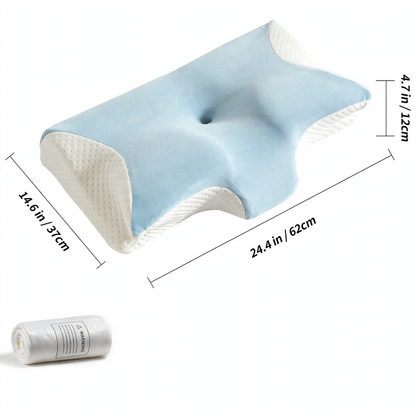 Schmetterlingsförmiges Nackenkissen Memory-Foam