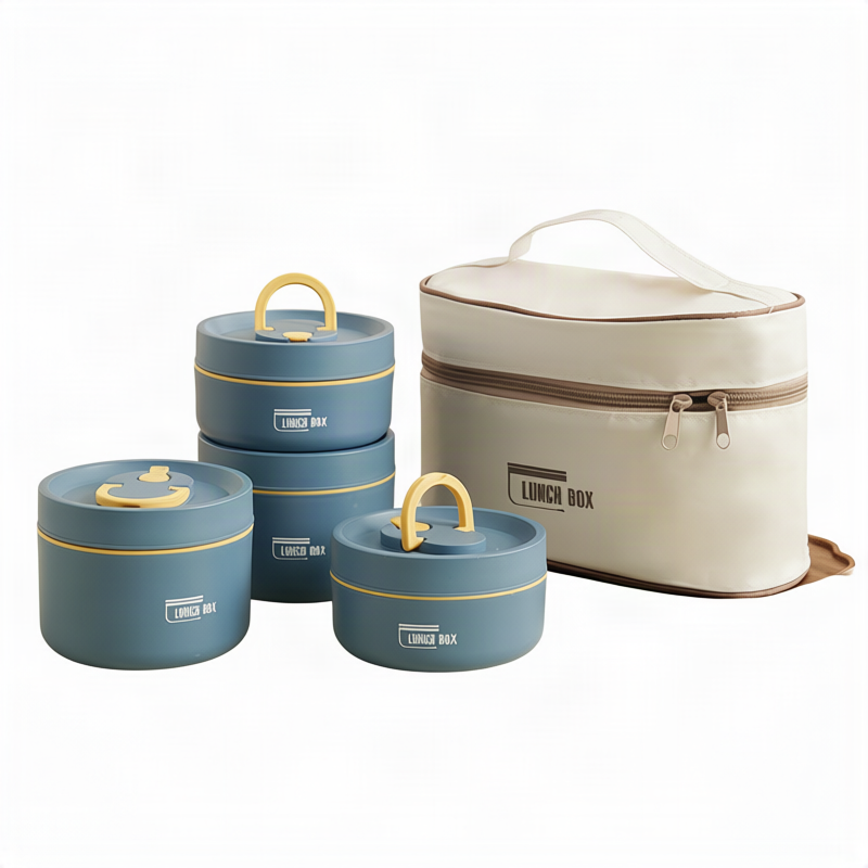 Isolierte Lunchbox aus 316er Edelstahl, rund