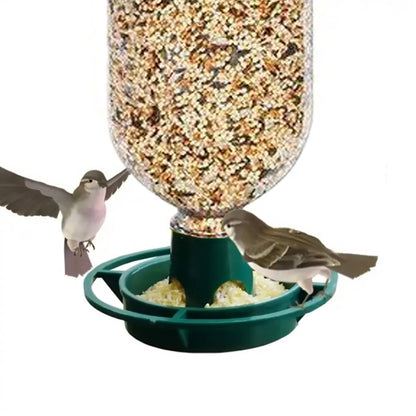 Kunststoff-Vogelfutterstation für Flaschenaufzug