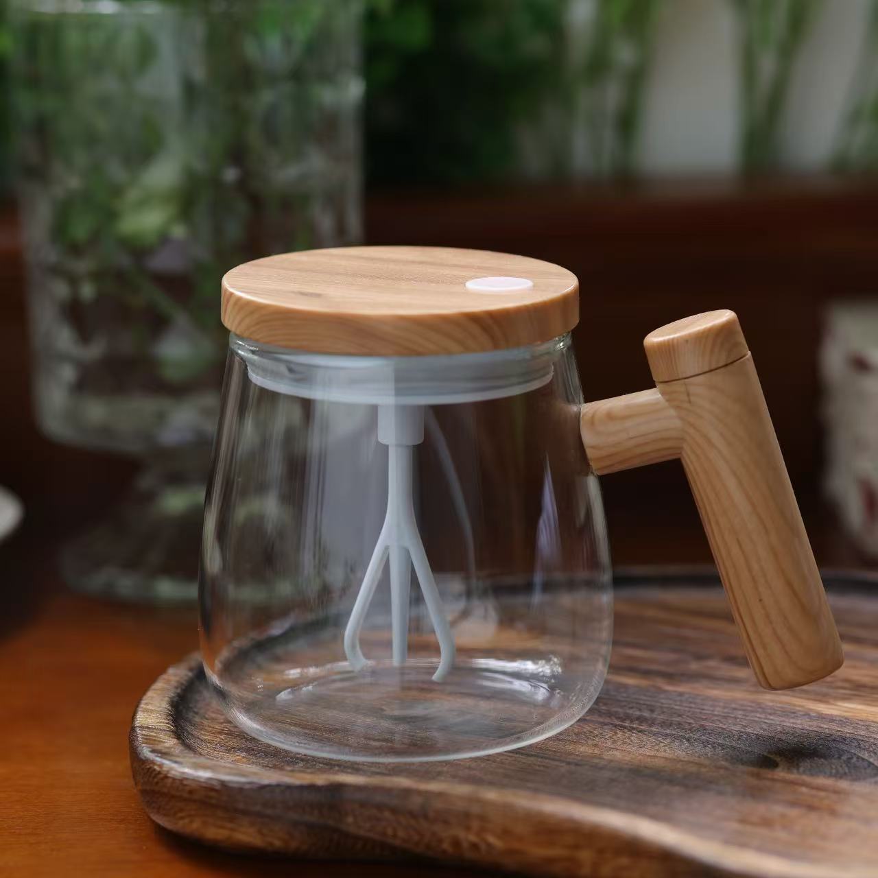 Selbstrührende Edelstahl-Kaffeetasse, 400ml