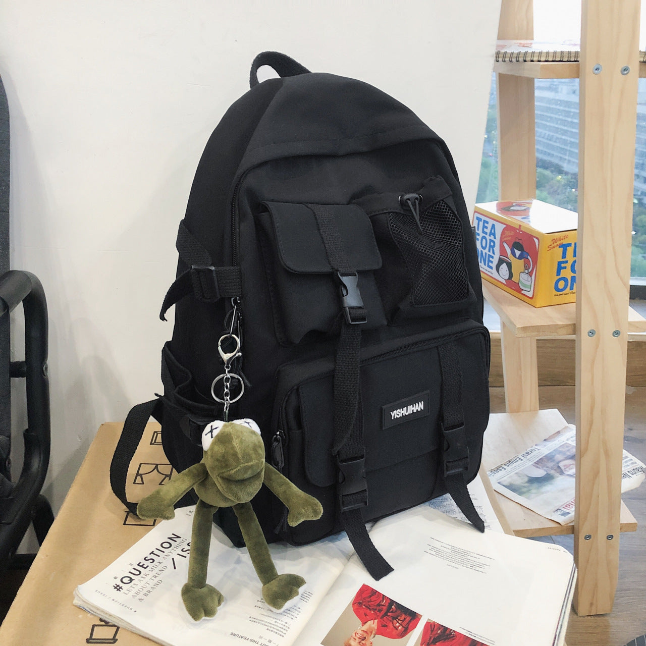 Nylon-Rucksack, atmungsaktiv und wasserfest