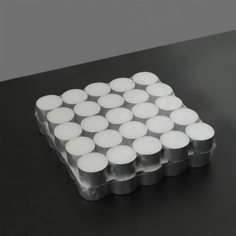 Eiswürfel-Glaskerzenhalter, transparent